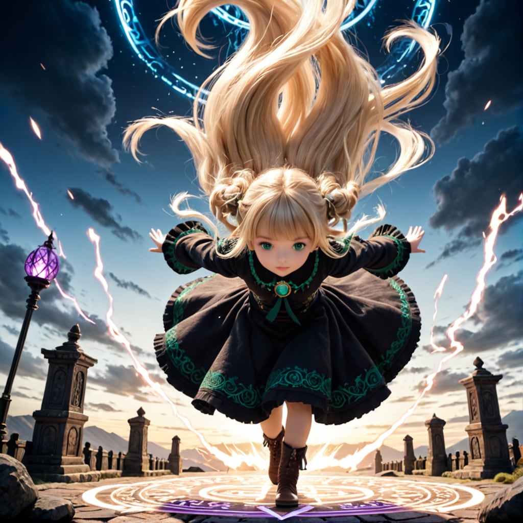 見習い魔法使いの少女４