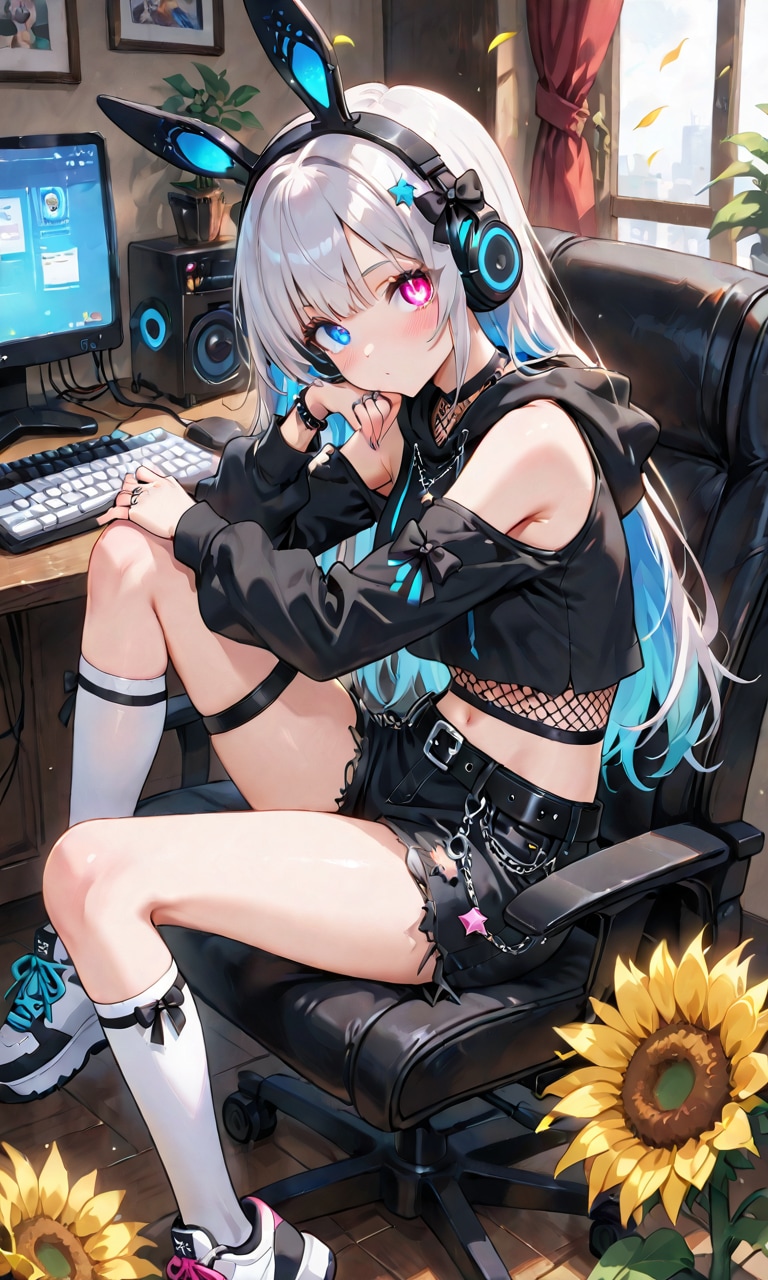 headphone girl