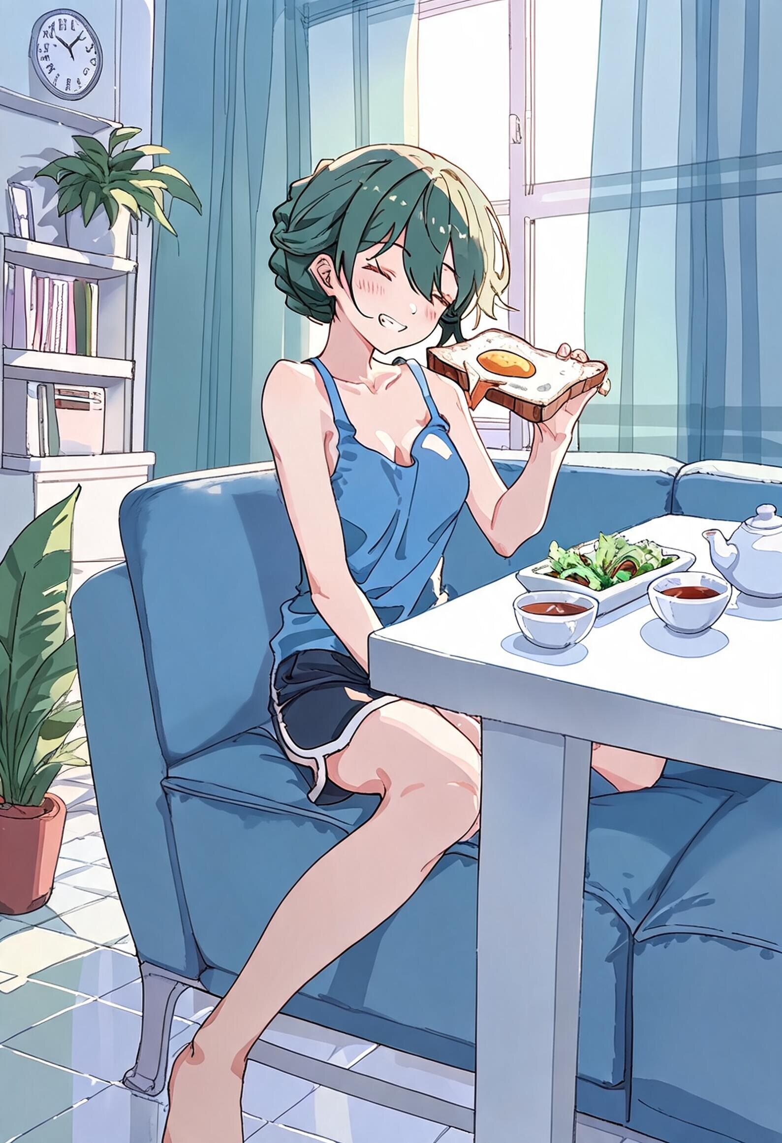 5/23(土) おはよう、朝ごはん一緒に食べようね。 ーDays AI ー