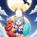 青髪ちゃん 3枚目