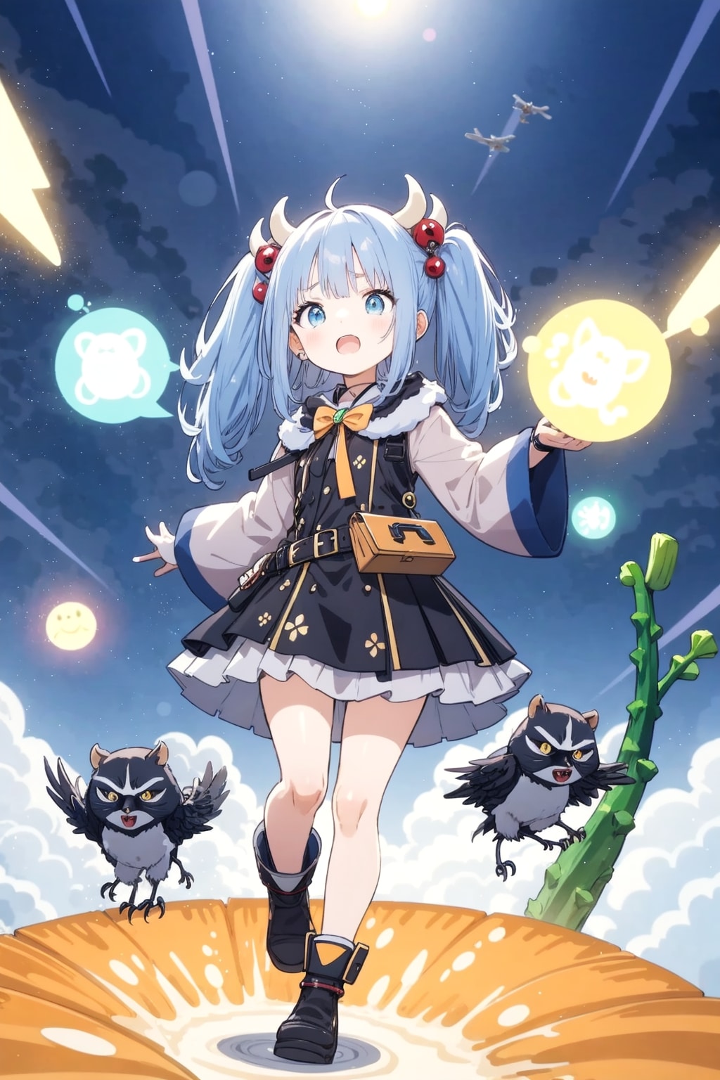 青髪ちゃん