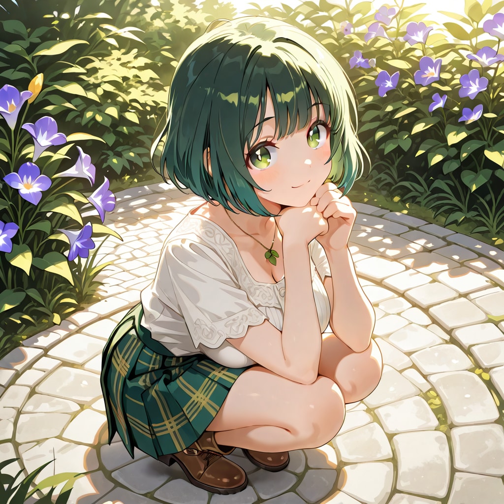 芽生ちゃんのしゃがみ✌(BONSAI_Ver)