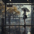 雨にけむるBus Stop 4枚目