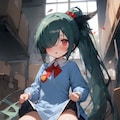 はいてないちっちゃいカラス娘さん 6枚目