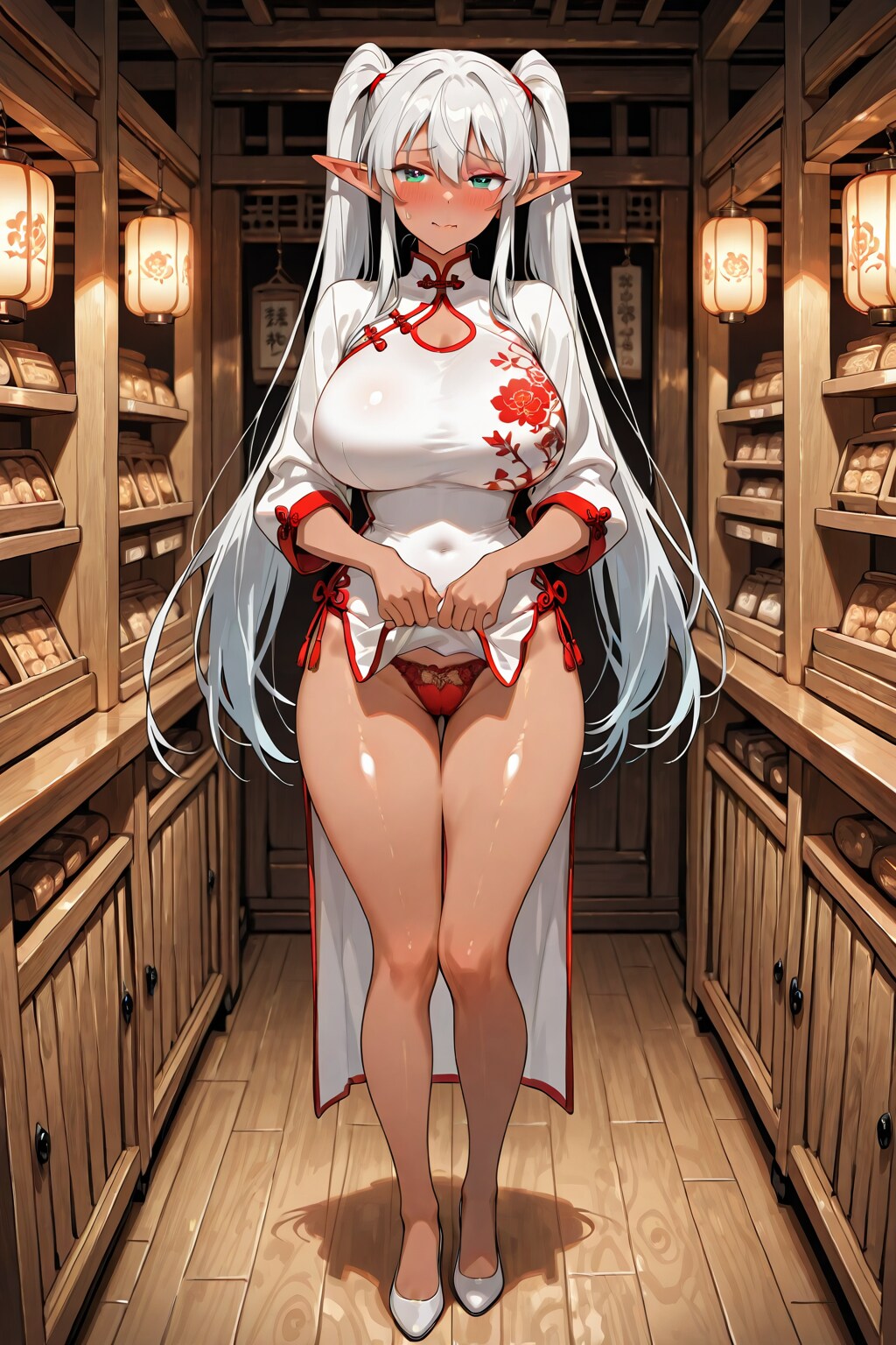 褐色エルフの今日の色