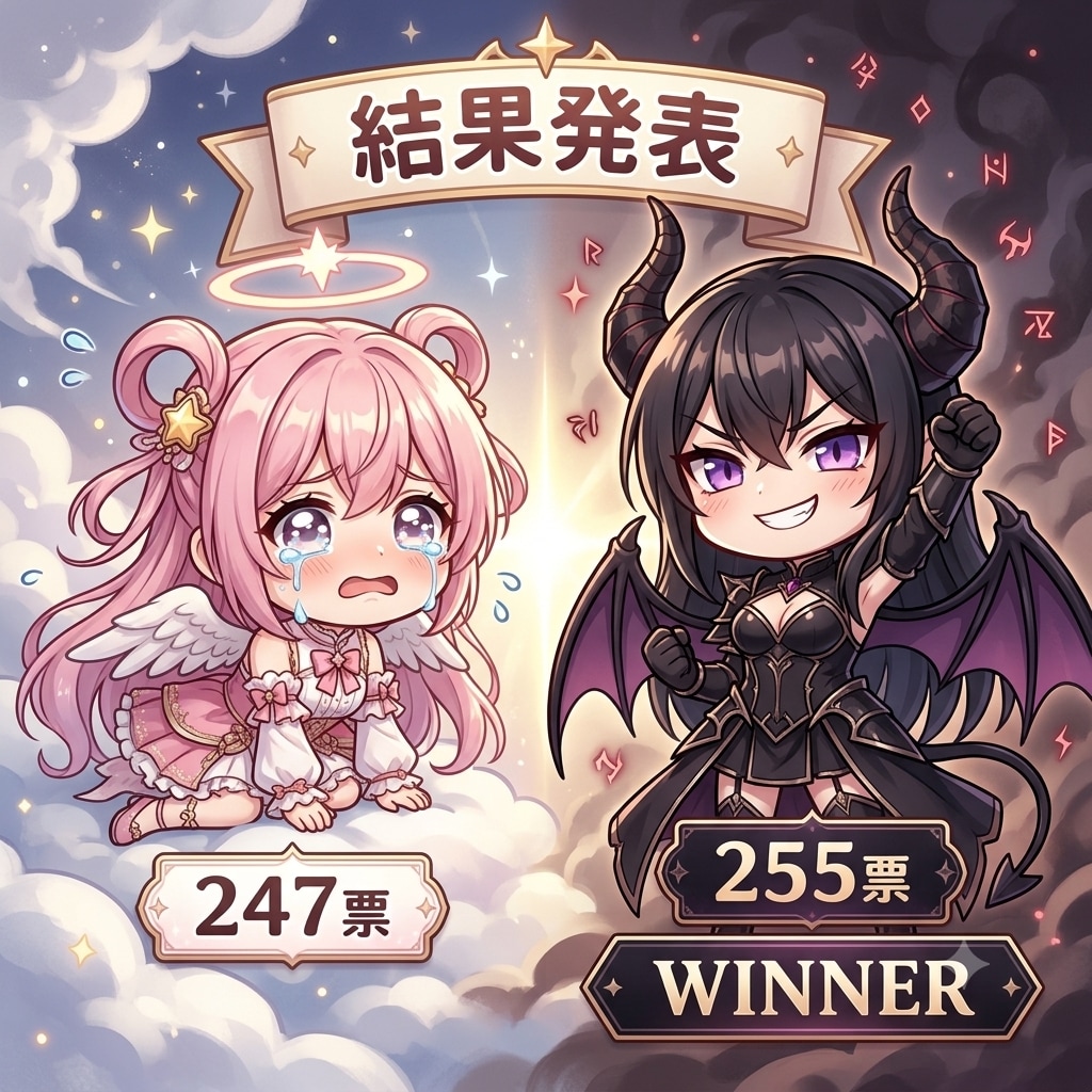「天使VS悪魔」投票結果発表