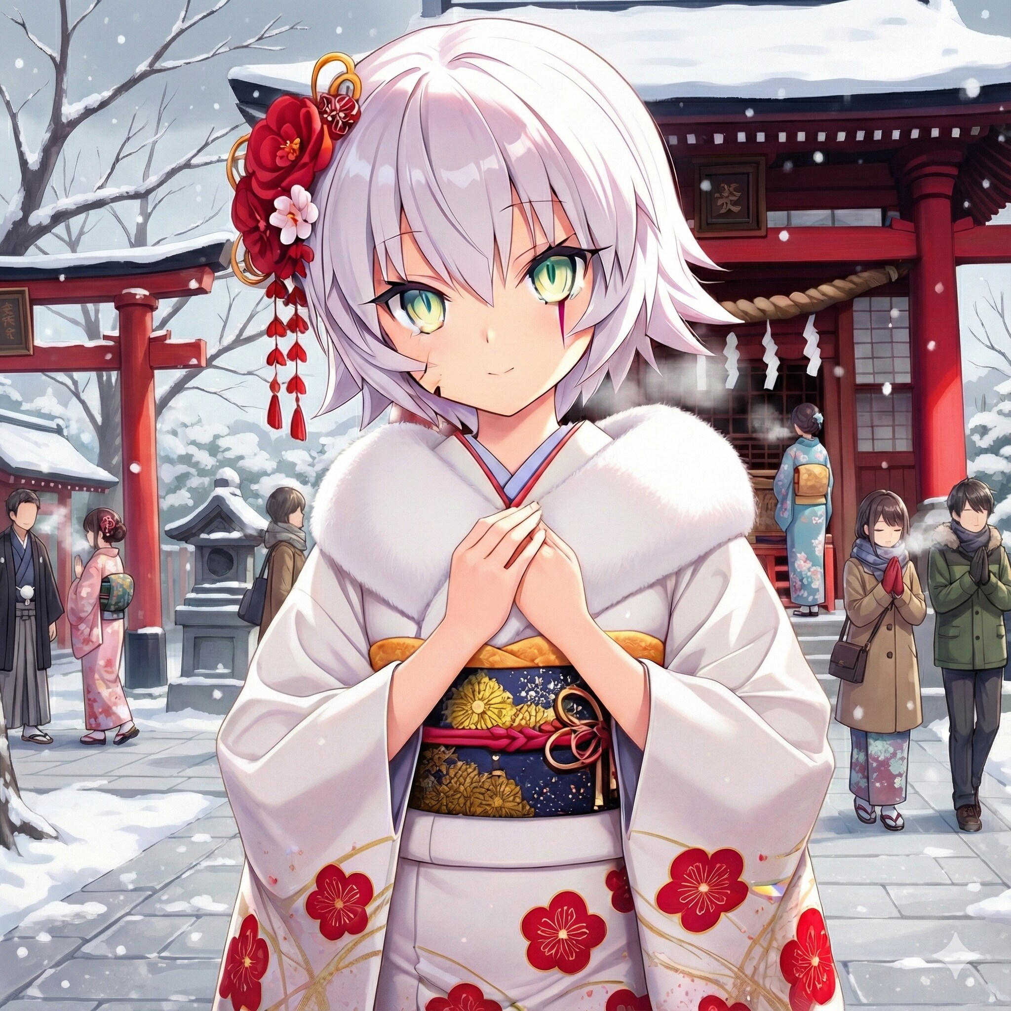 ジャックさんも初詣 | の人気AIイラスト・グラビア