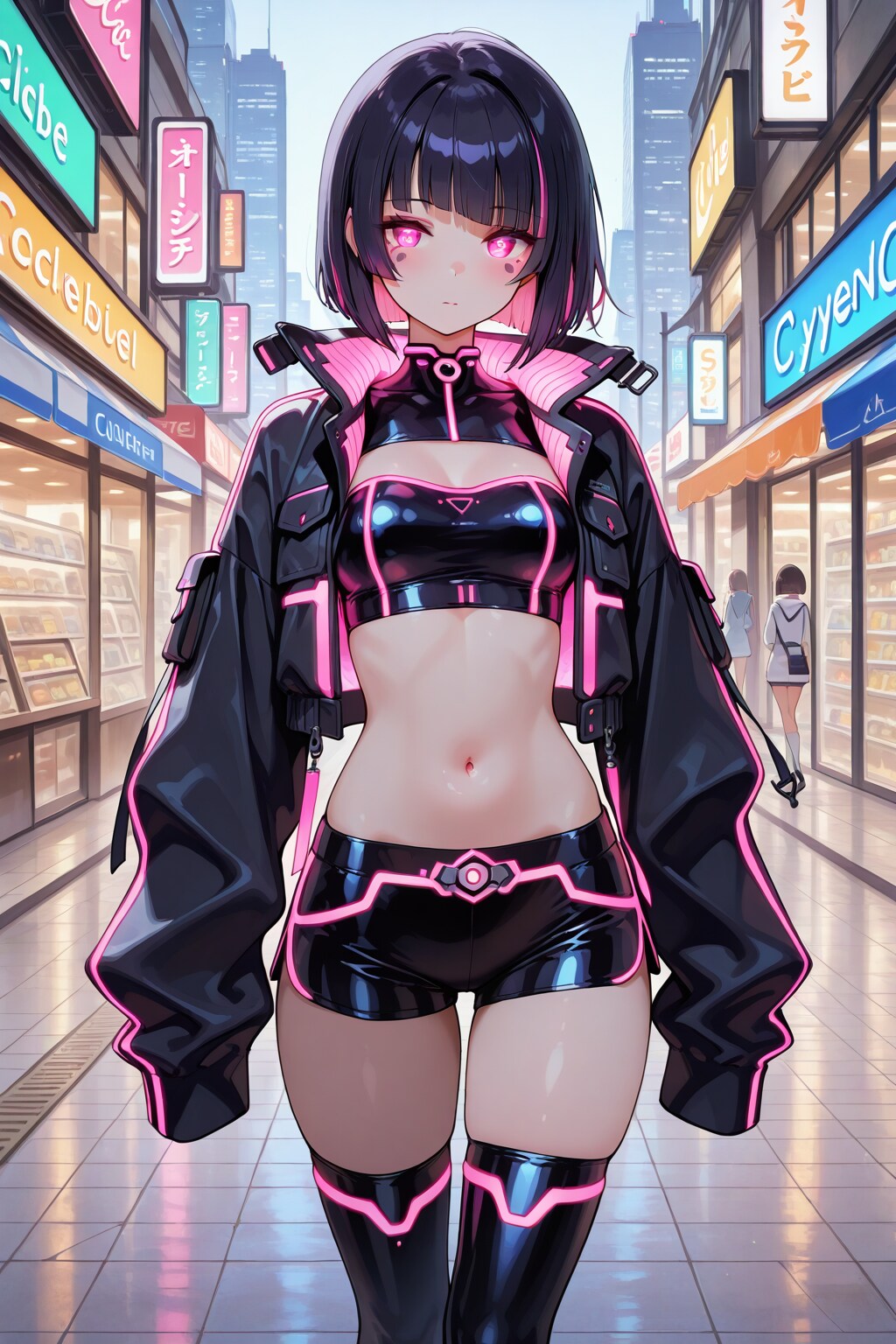 ラインが出る服とぶかぶかの服いいね