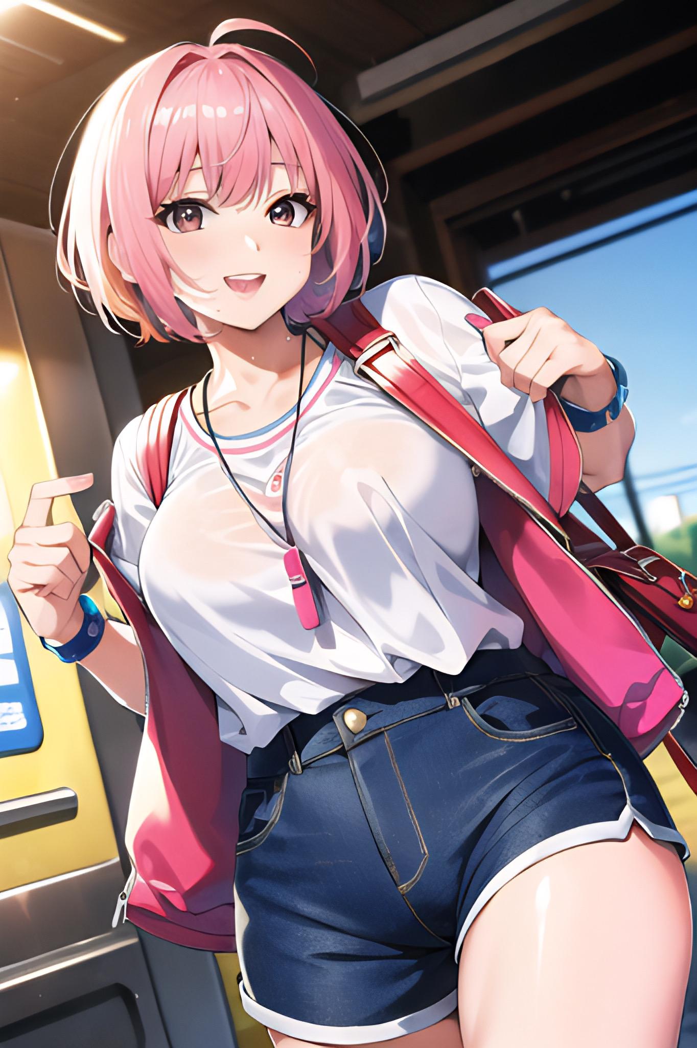 慰安旅行「モ、モナちゃん透けてるよぉ〜byミナ」@アイドル「モナ」