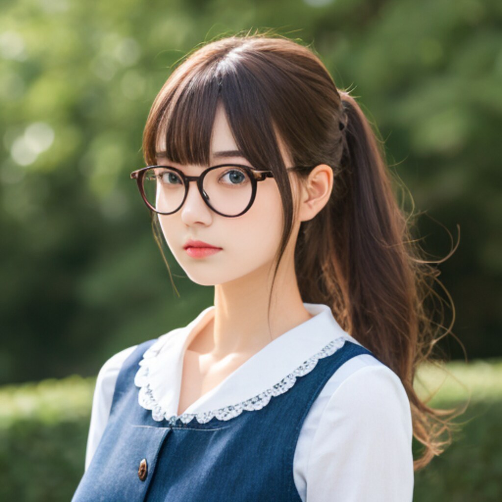 日傘を持つ少女