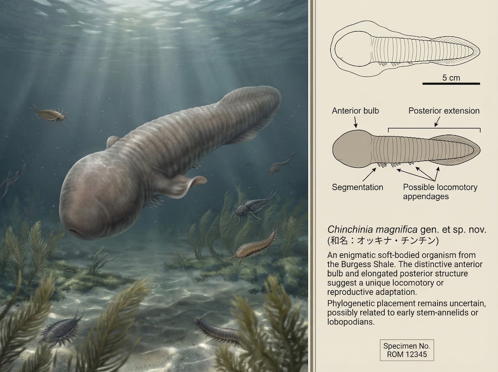 ちんちんの化石 (カンブリア紀)