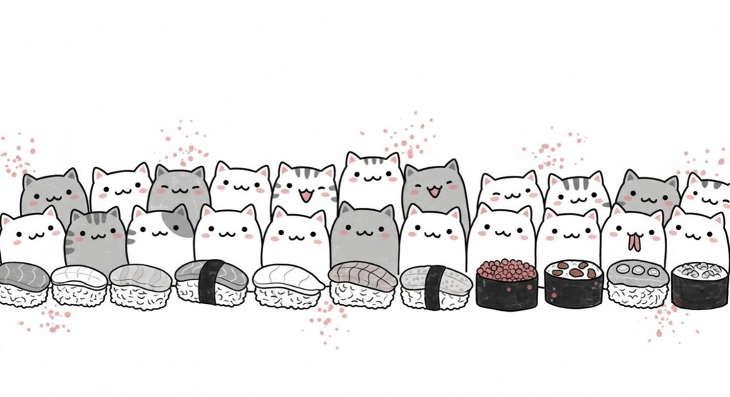 ニャウ寿司『ヘイ！オマチニャ！』【ニャンノ世界】