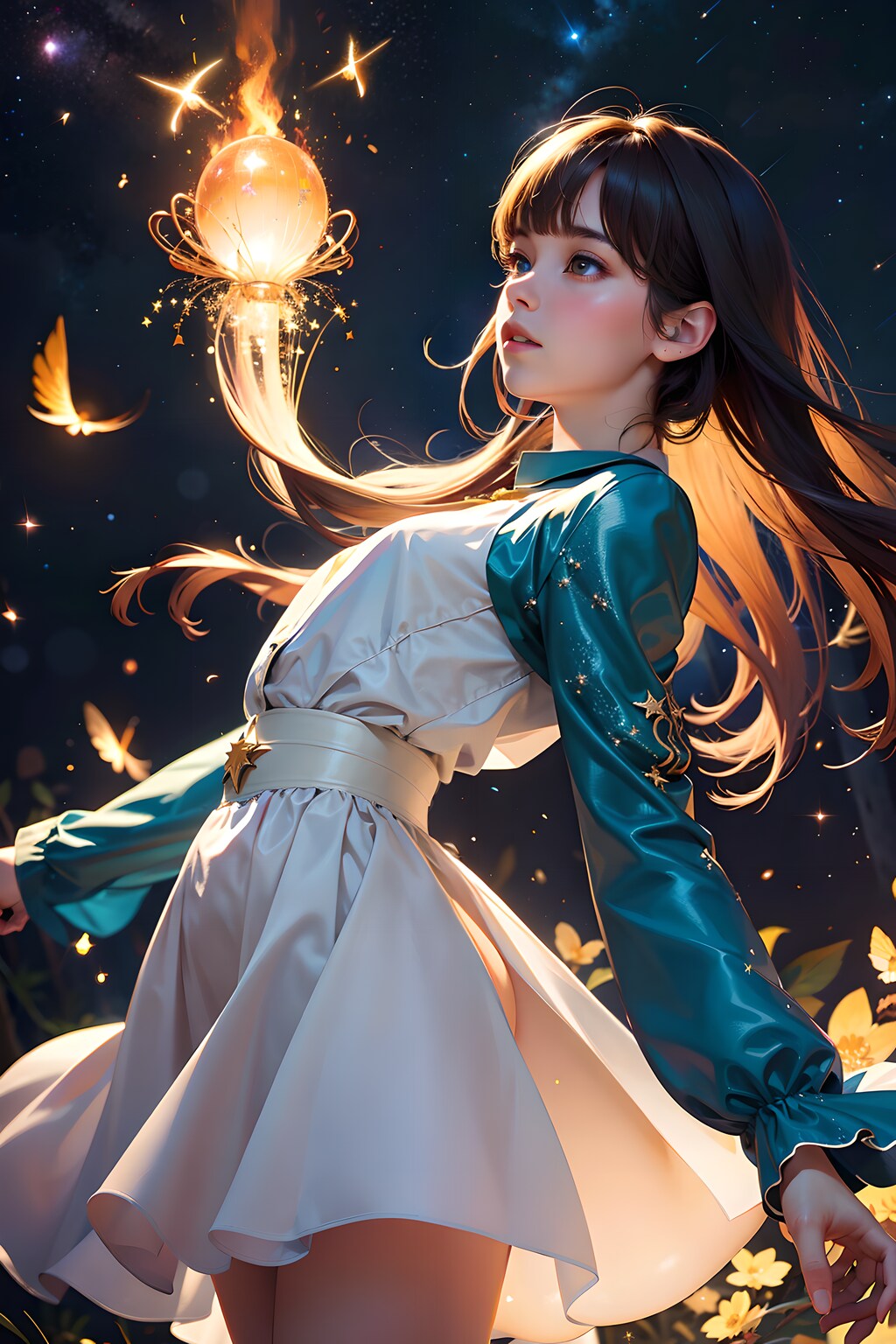 真夜中、夢、夢、森