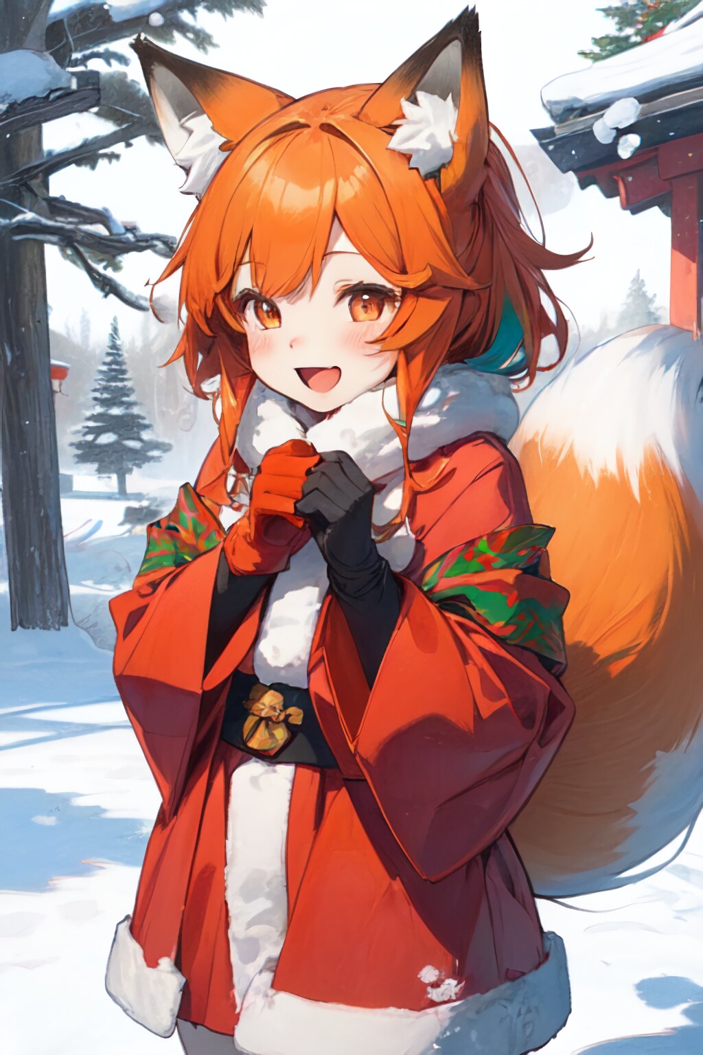 サンタ服のお稲荷様に会いに行こう！