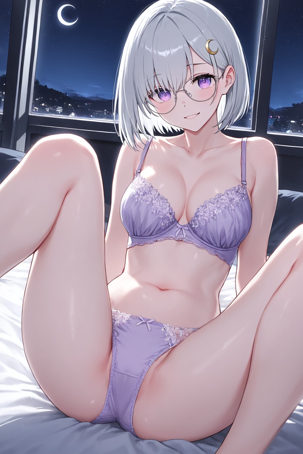 薄紫の妖艶