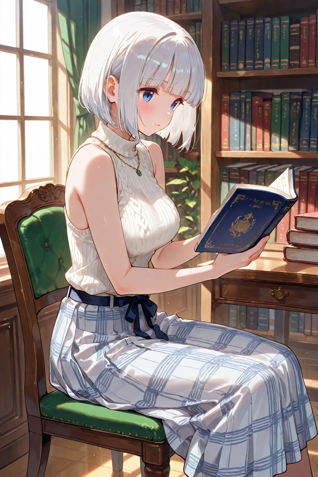 読書をする光莉さん