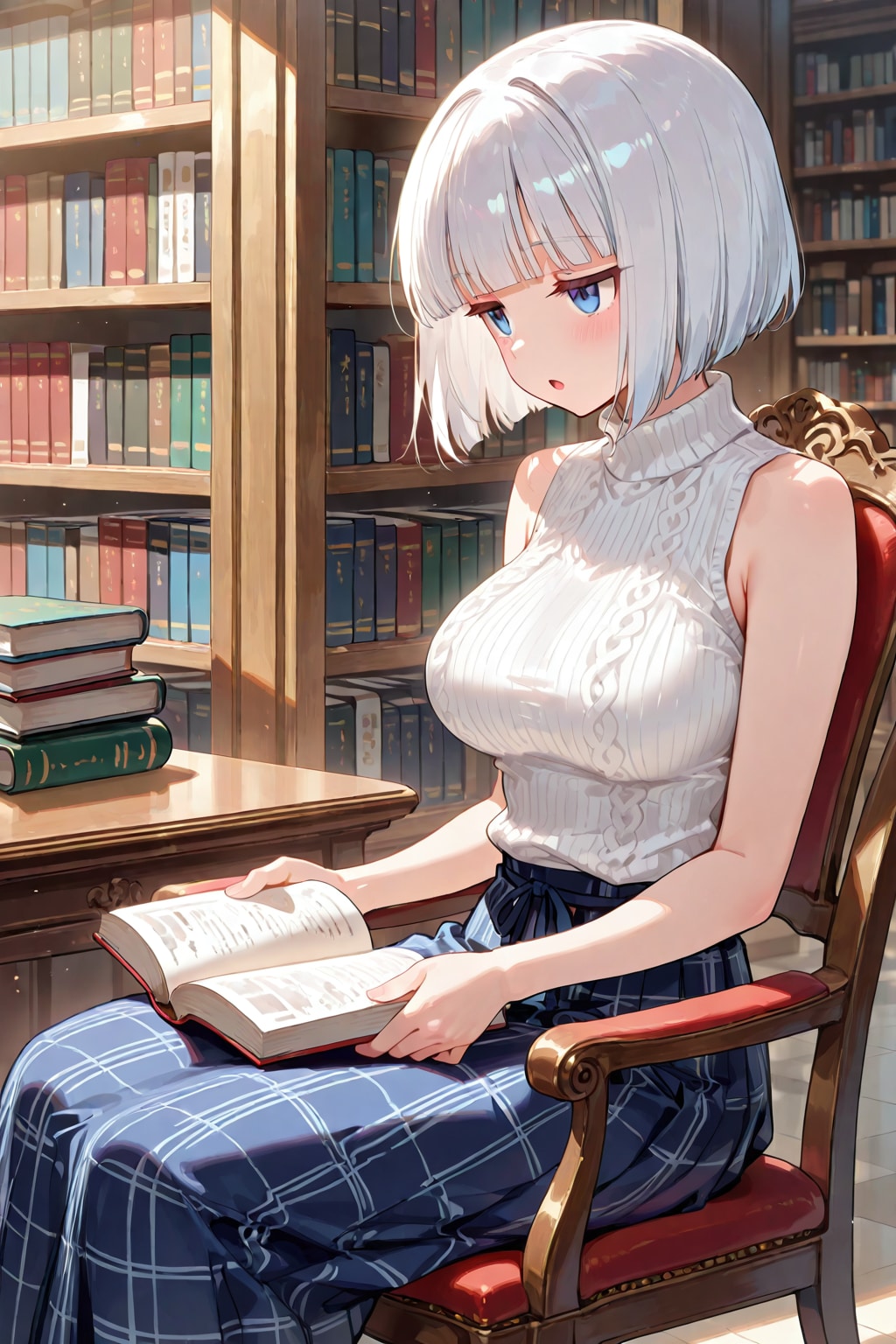 読書をする光莉さん