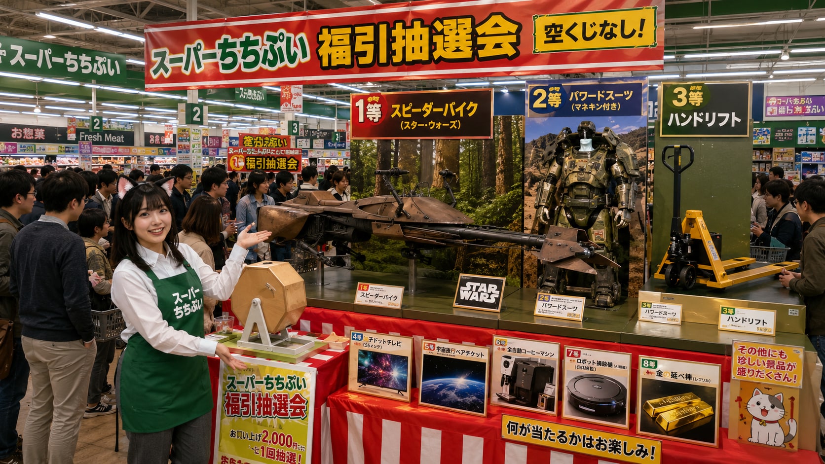 福引抽選会