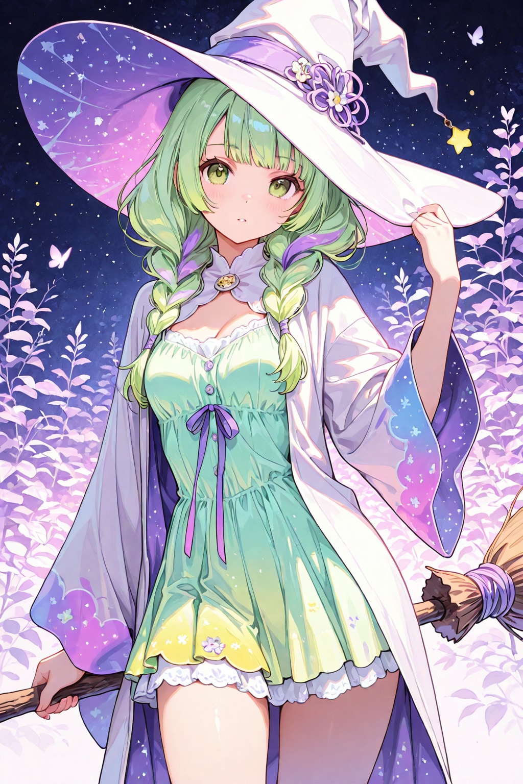紫な魔女 | の人気AIイラスト・グラビア