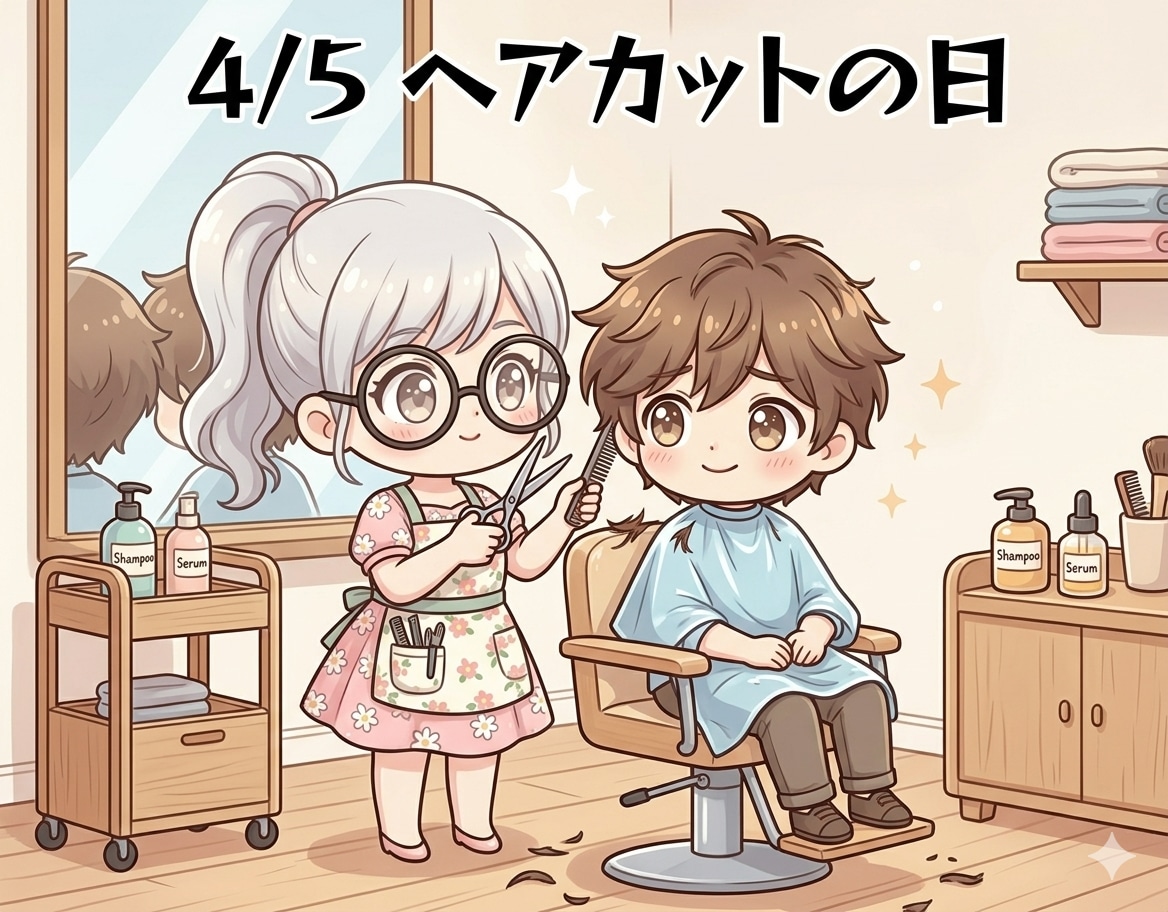 今日は「ヘアカットの日」