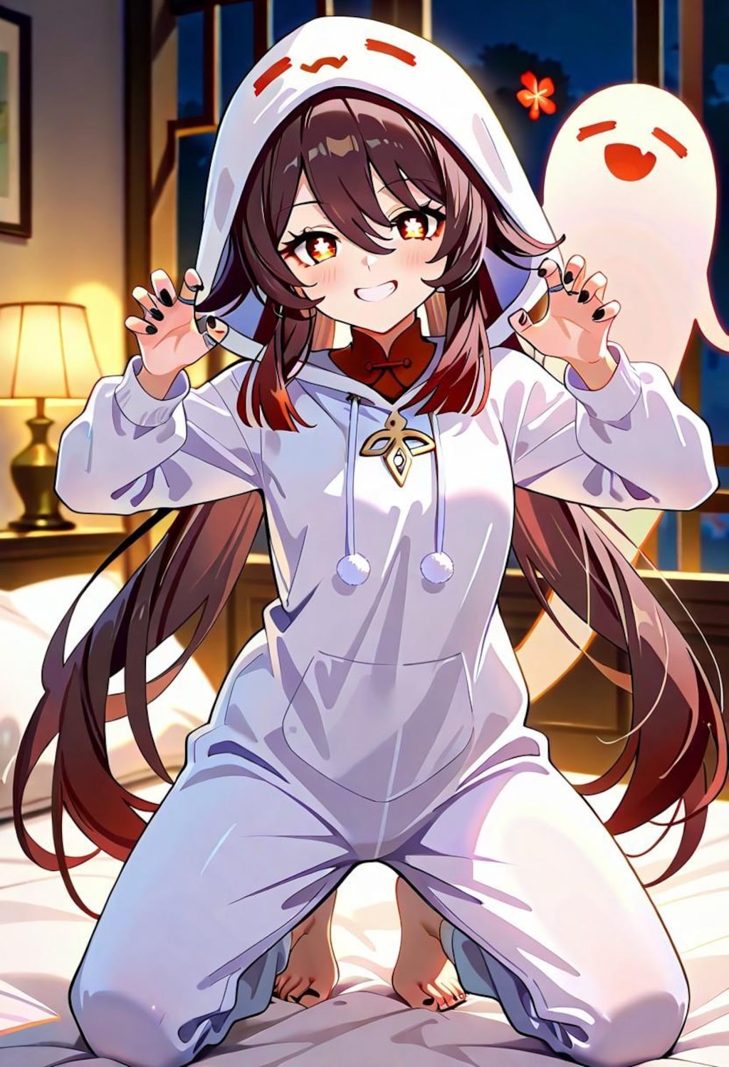 就寝。。。璃月;胡桃。