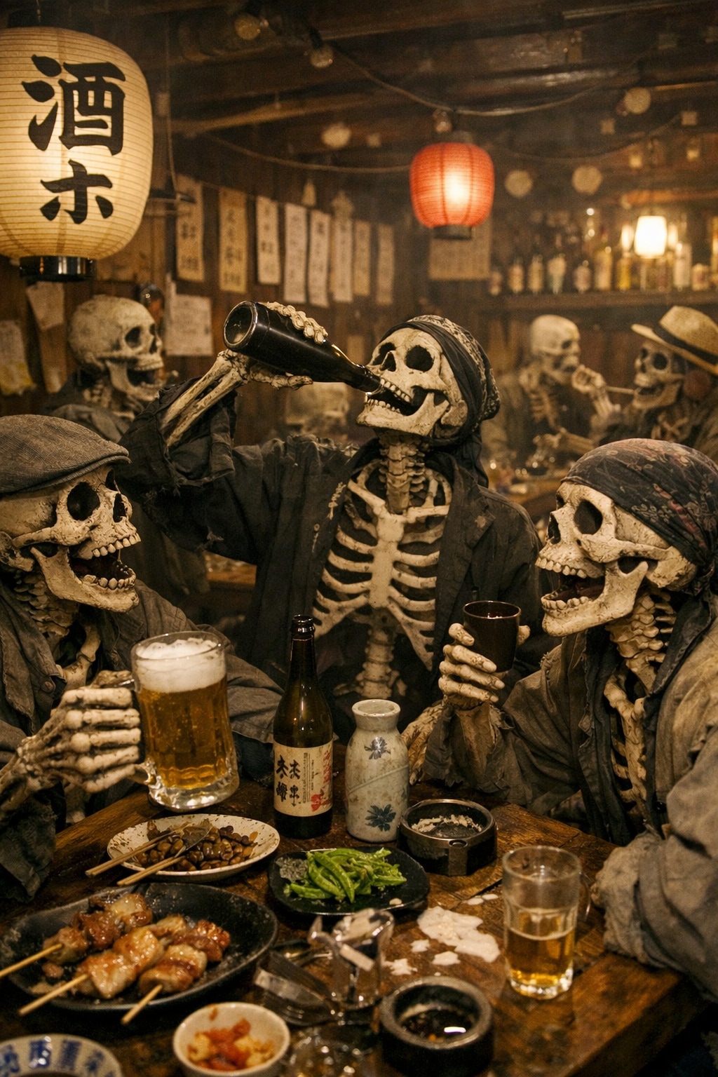 骸骨様の新年会