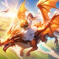 ドラゴンに乗った花嫁 2枚目