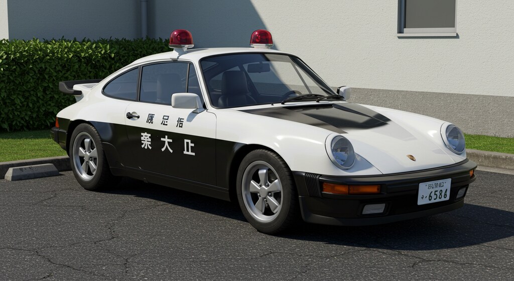 ポルシェパトロールカー