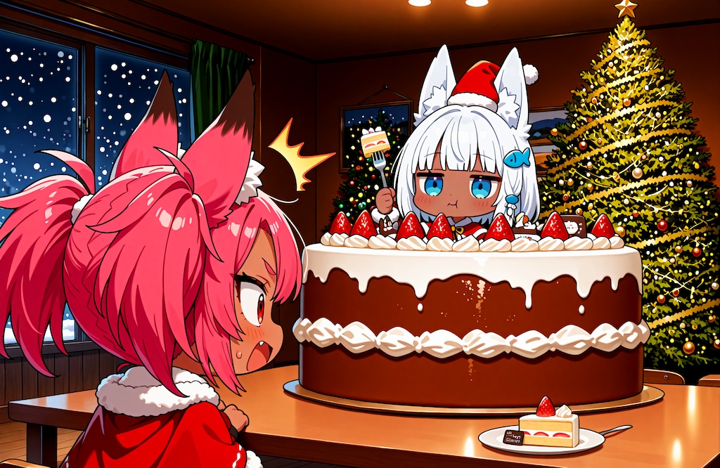 巨大クリスマスケーキ