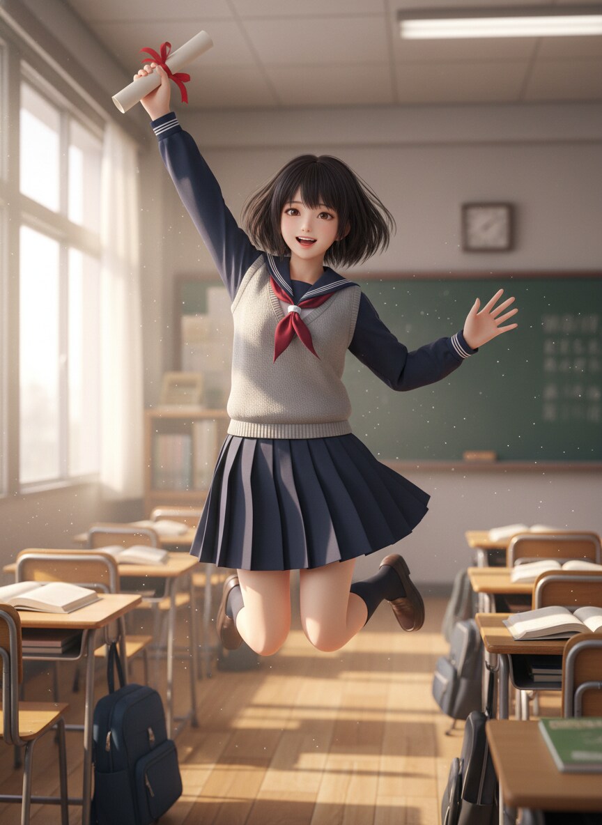 卒業 | の人気AIイラスト・グラビア