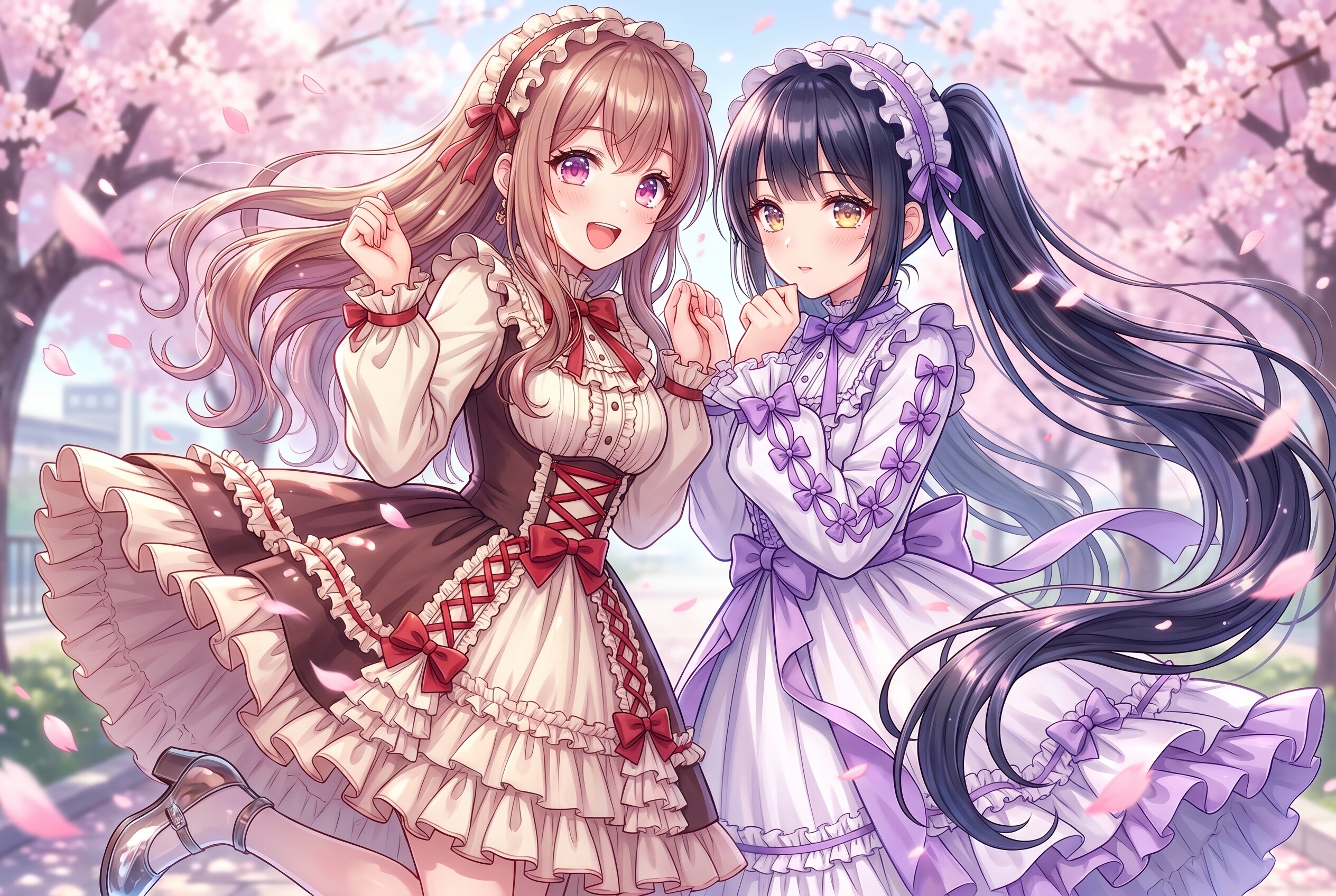 桜風に結ぶ双姫