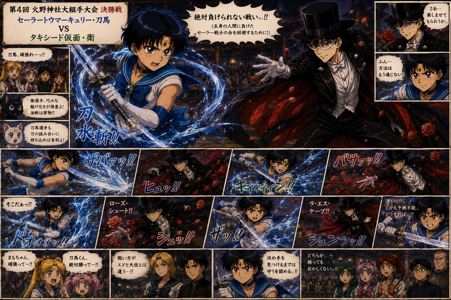 第4回 火野神社大組手大会　決勝戦～戦士のプライド２～ | の人気AIイラスト・グラビア