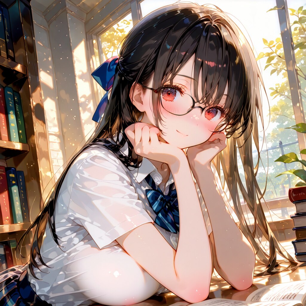 かまってほしい図書委員（姉）