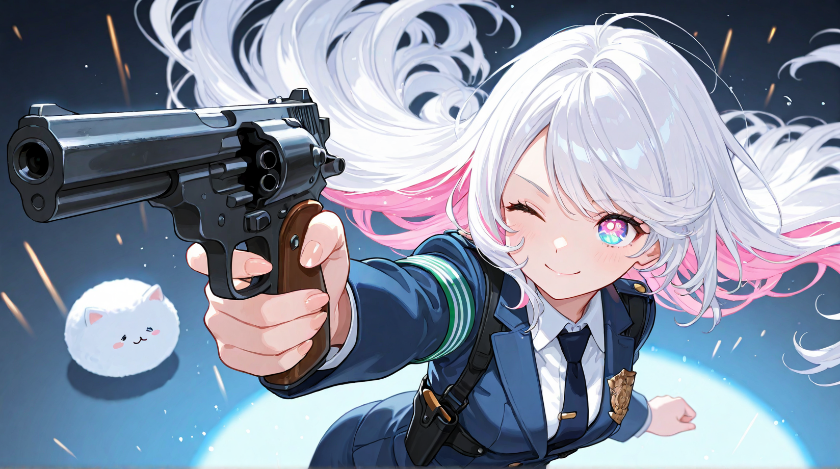 県警の弾丸使用数NO1 | の人気AIイラスト・グラビア