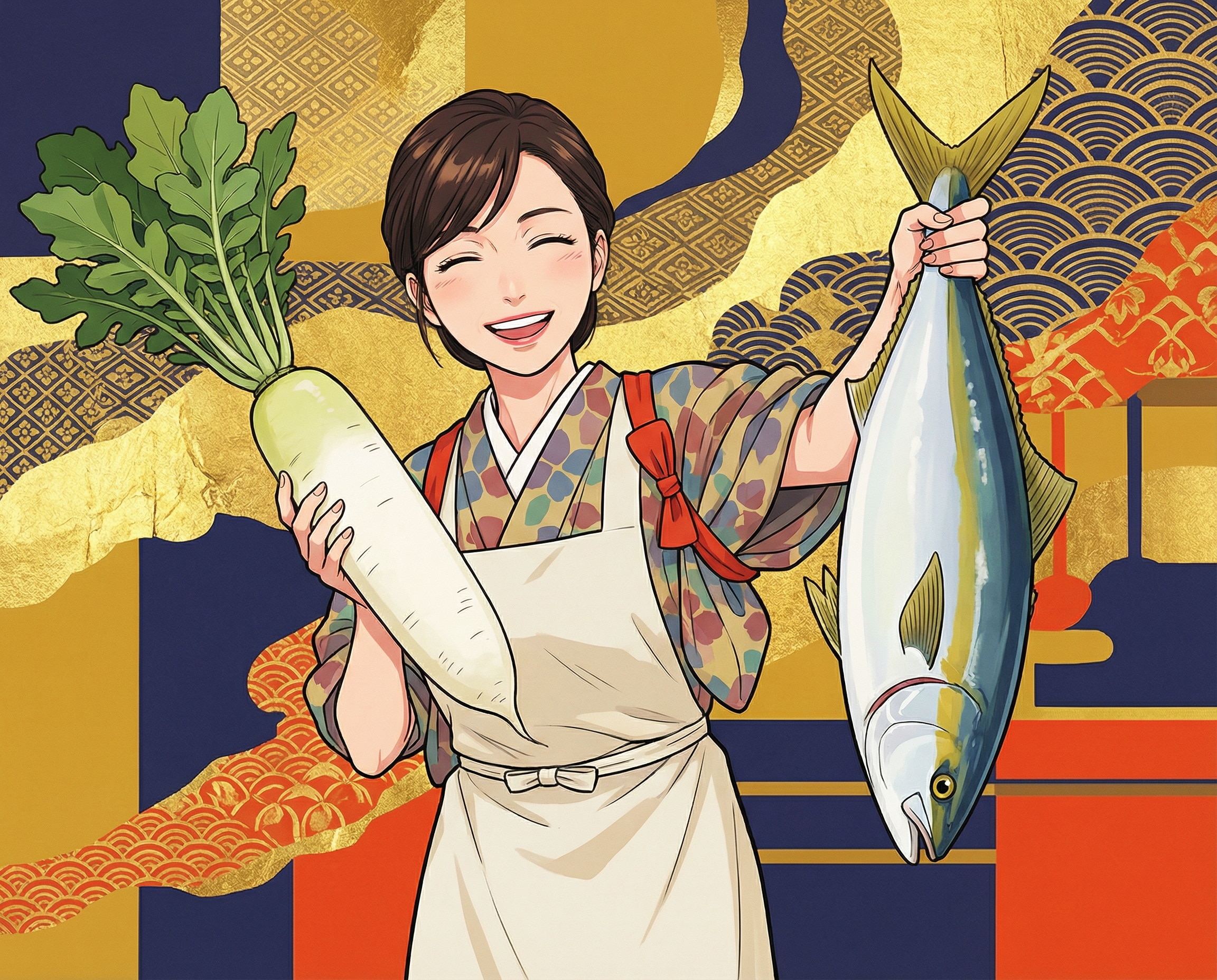 主婦和夢さん・40歳のちょっとリッチな日 | の人気AIイラスト・グラビア