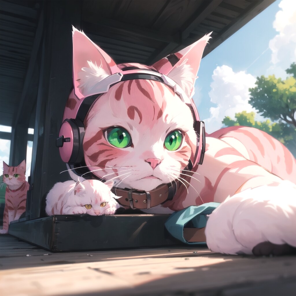 にゃあ（おはようございます）