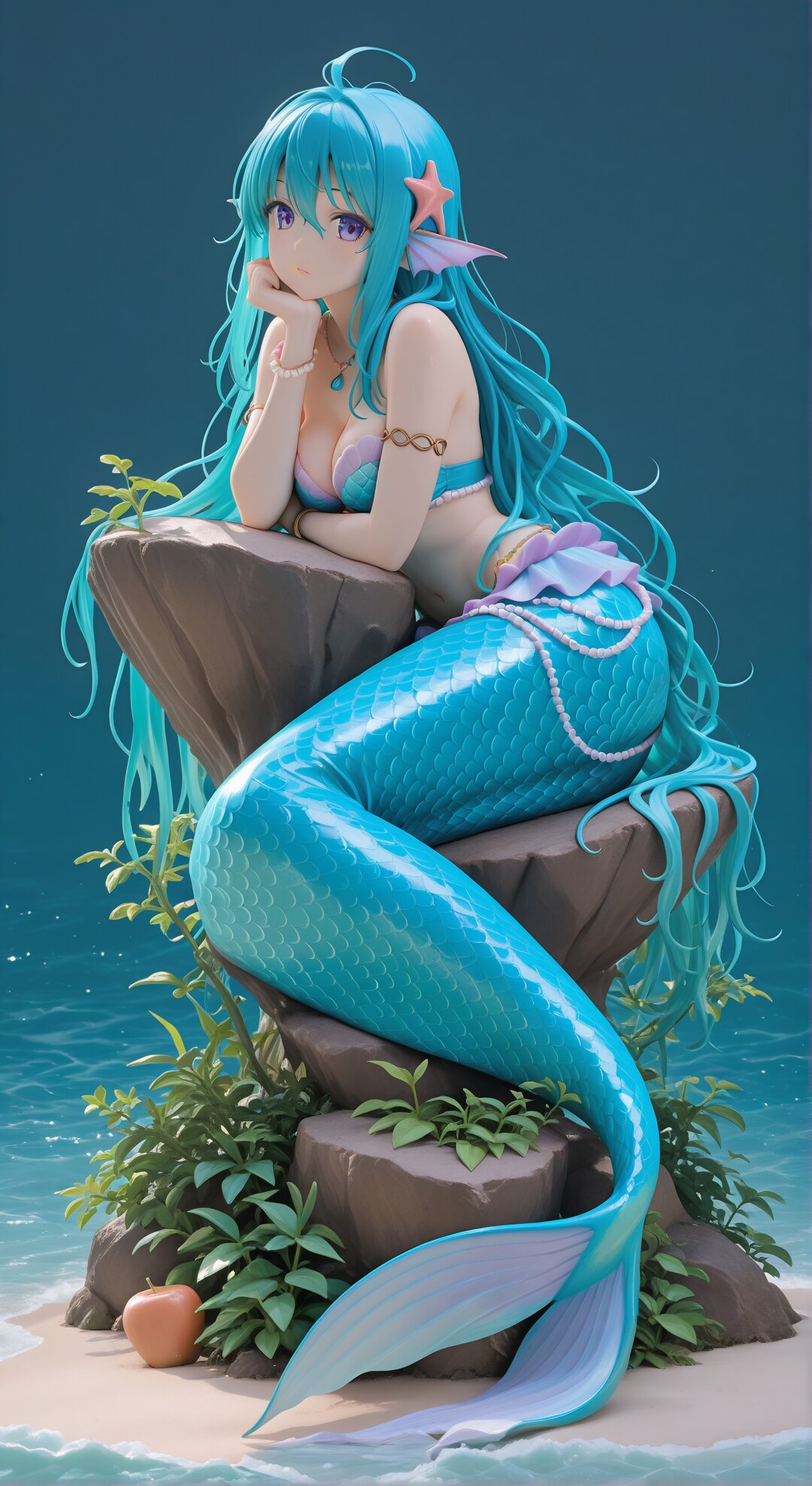 よりフィギュアっぽい人魚