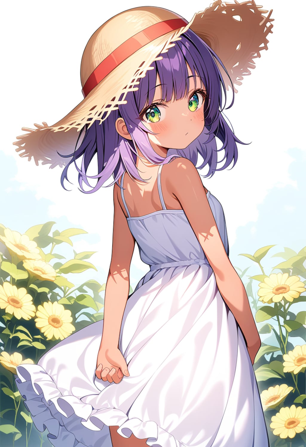 褐色少女
