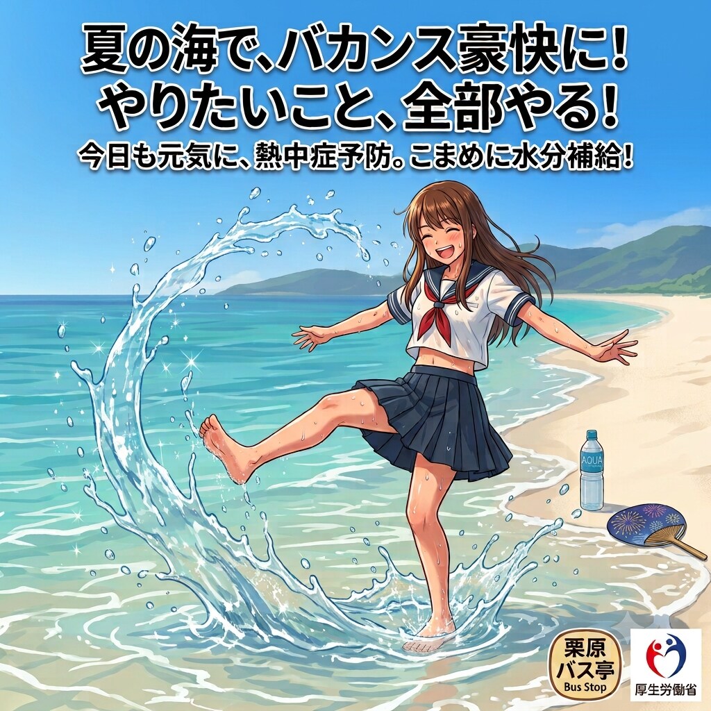 皆さん、今日もしっかり水分補給してね！13