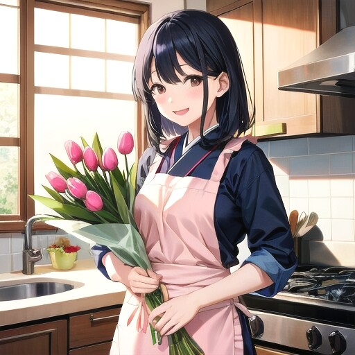 1月31日は愛妻感謝の日、チューリップの日らしい。愛夫、夫に感謝する日は無いらしい