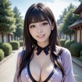 紫の女性 2枚目