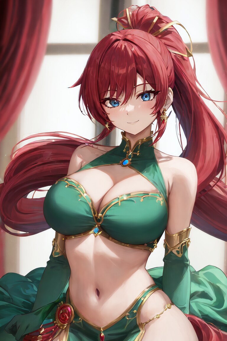 エルフェアルの人に着替えさせてもらっちまった。どうだ、似合うか？