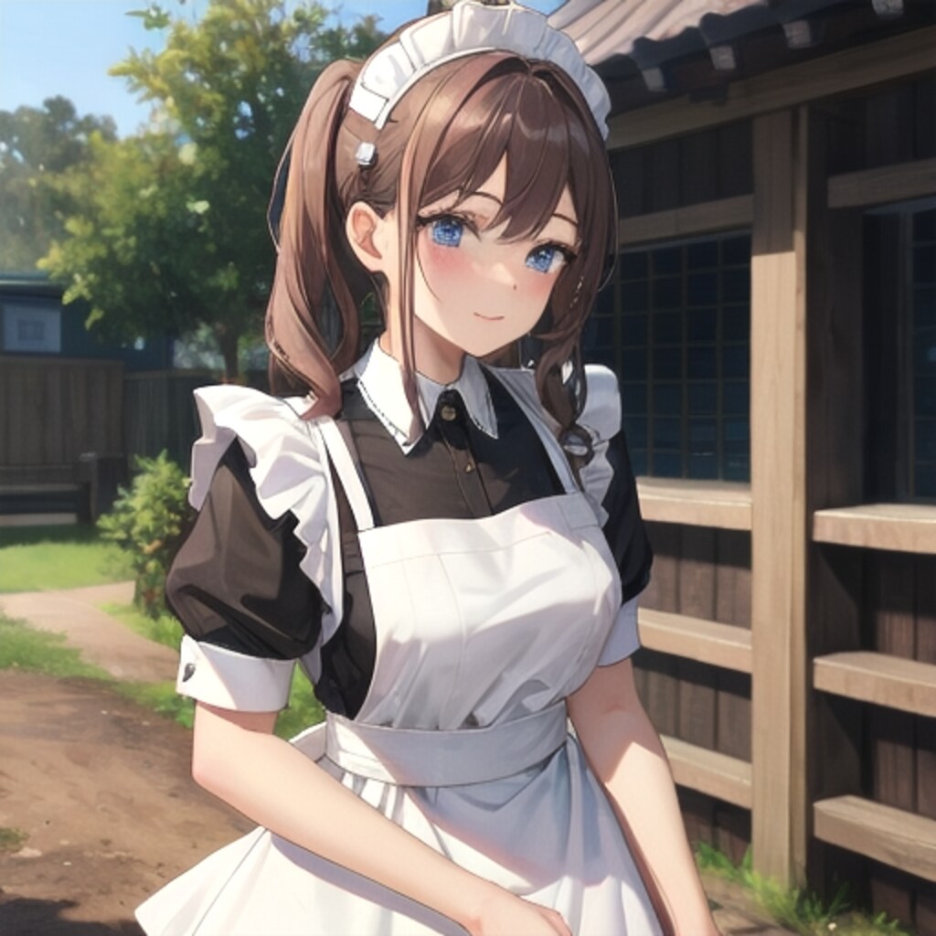 このメイド様は可愛い💠ですねぇ！😆