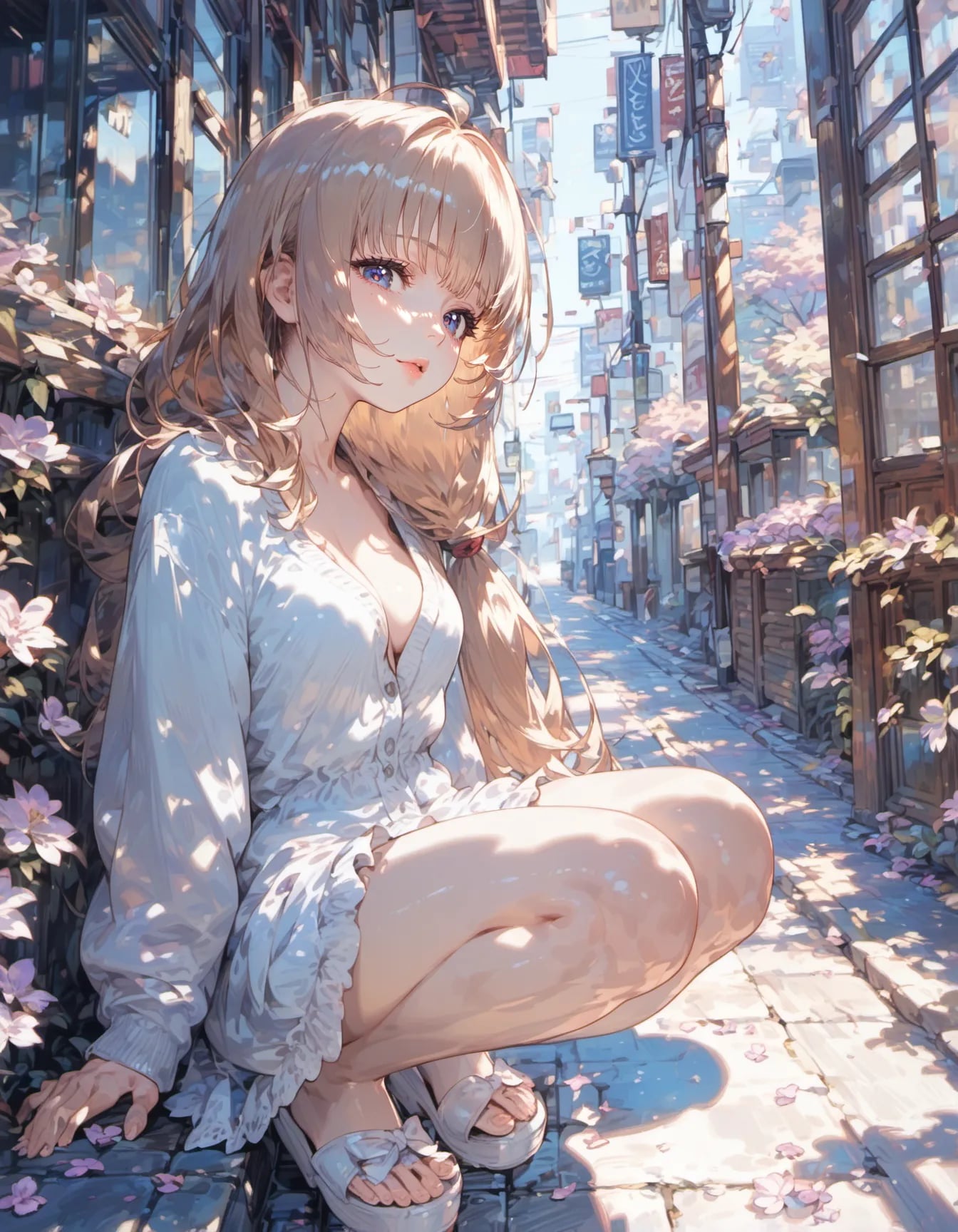 Pastel Whispers in the Wind | の人気AIイラスト・グラビア