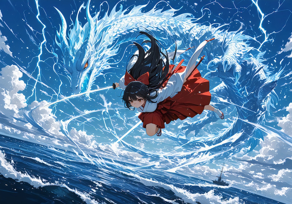 龍と舞う夏の空