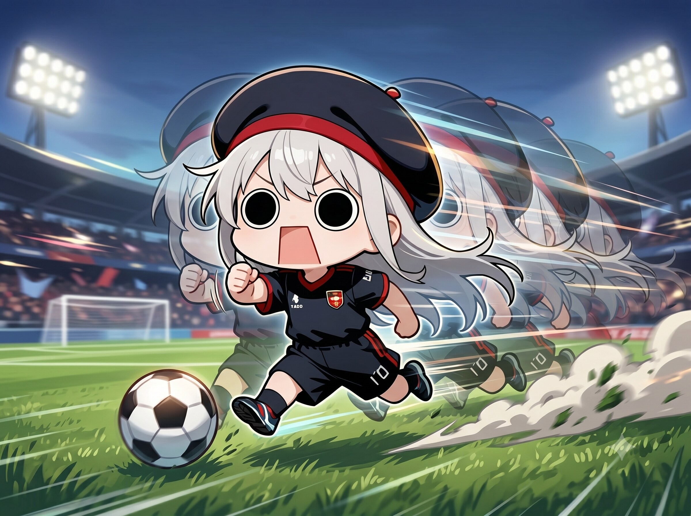 サッカーえらいこっちゃ嬢