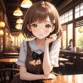 カフェにて 4枚目