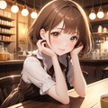 カフェにて 6枚目
