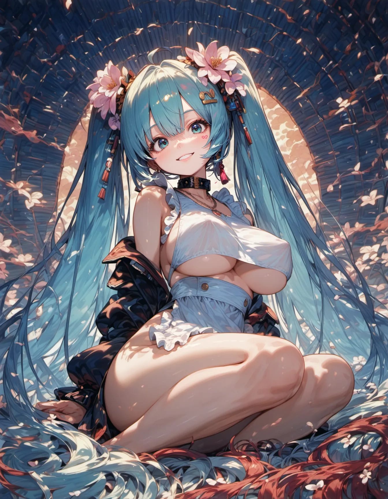 Blooming Beneath the Lantern Sky