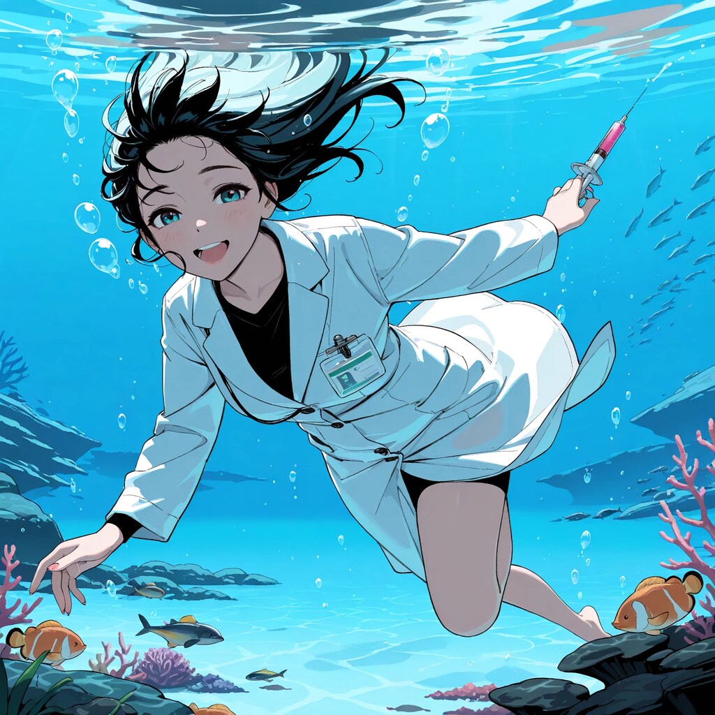 水中詰め合わせ 女医さん編